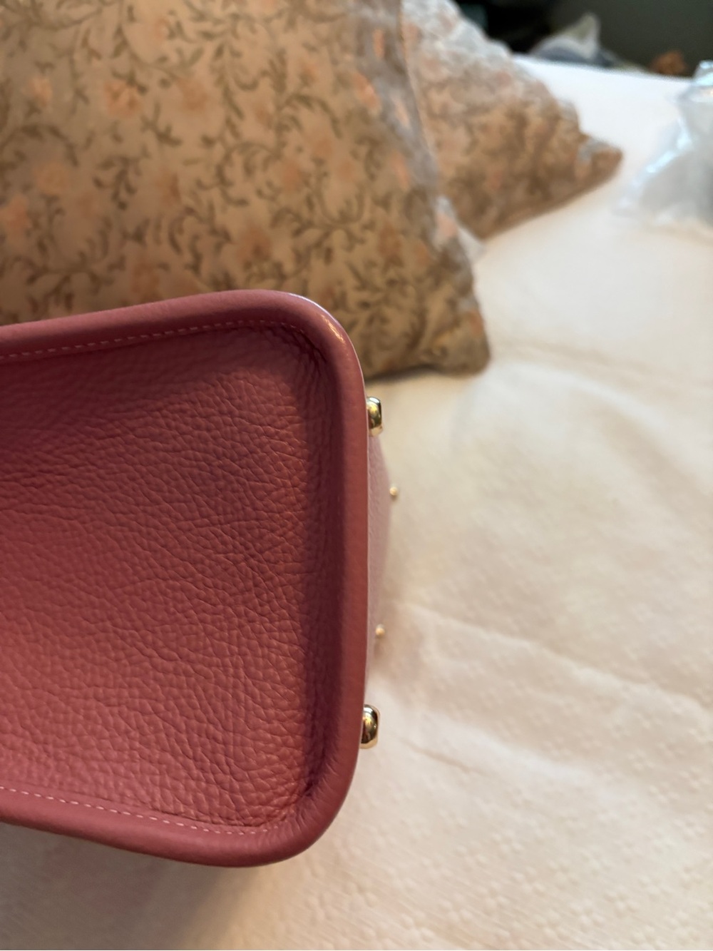 Coach True Pink Leather Dempsey Carryall with matching with matching wallet. - Picture 5 of 11